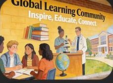 Educational mural printed at a learning institution — school wall printing