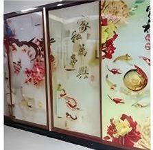 Decorative artwork printed on ceramic wall tiles — UV printing on tiles